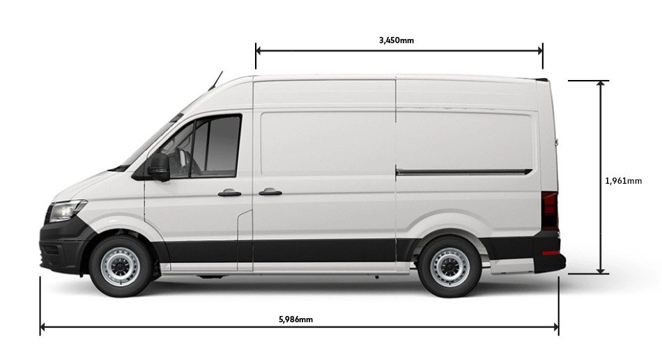 Dimensions of a MWB van