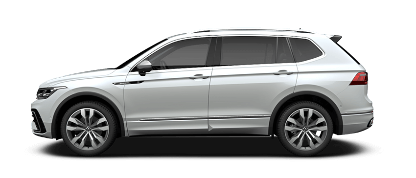 Render of a Tiguan Allspace with a transparent background