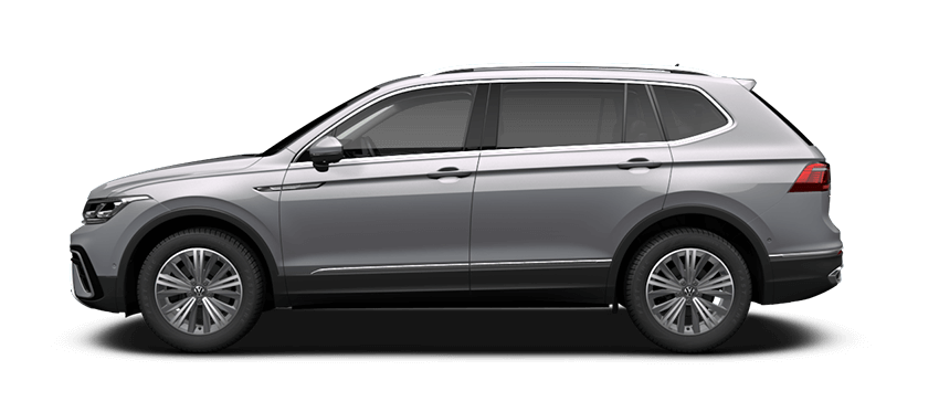 Render of a Tiguan Allspace with a transparent background