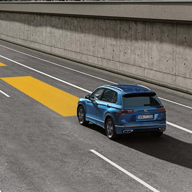 Visualisation of a SUV's adaptive cruise control