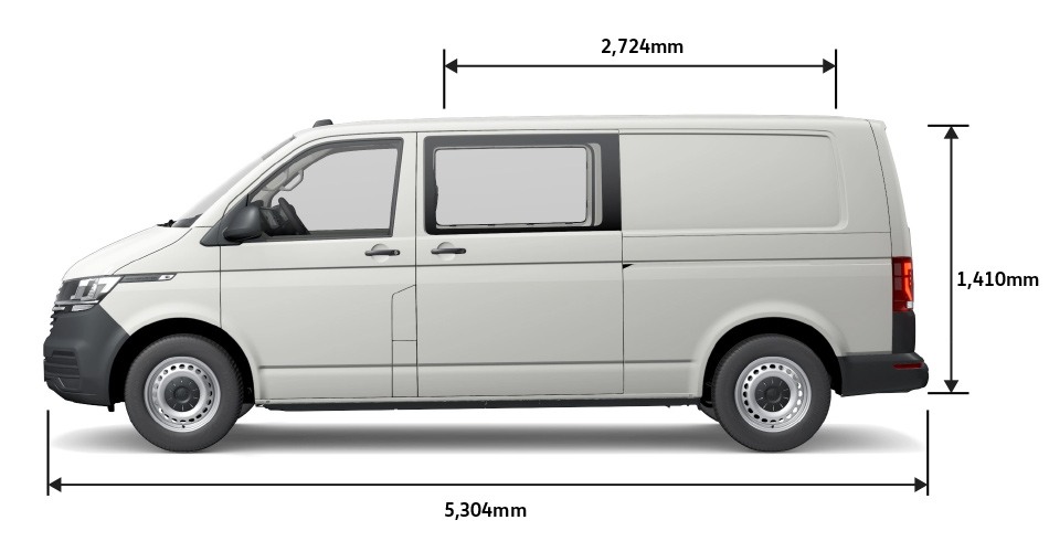 Dimensions of a LWB van