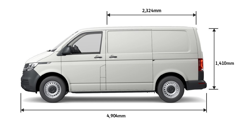 Dimensions of a SWB van